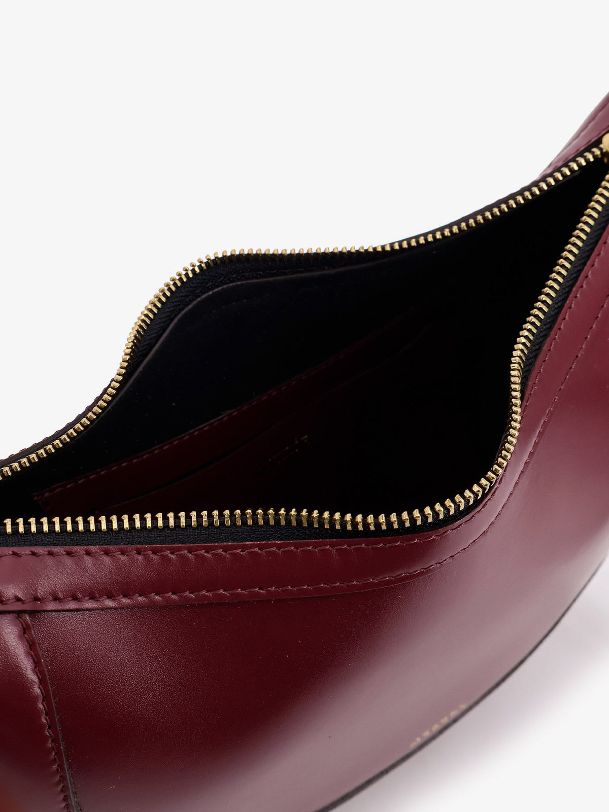 Isabel Marant Naoko Leather crossbody bag - Burgundy