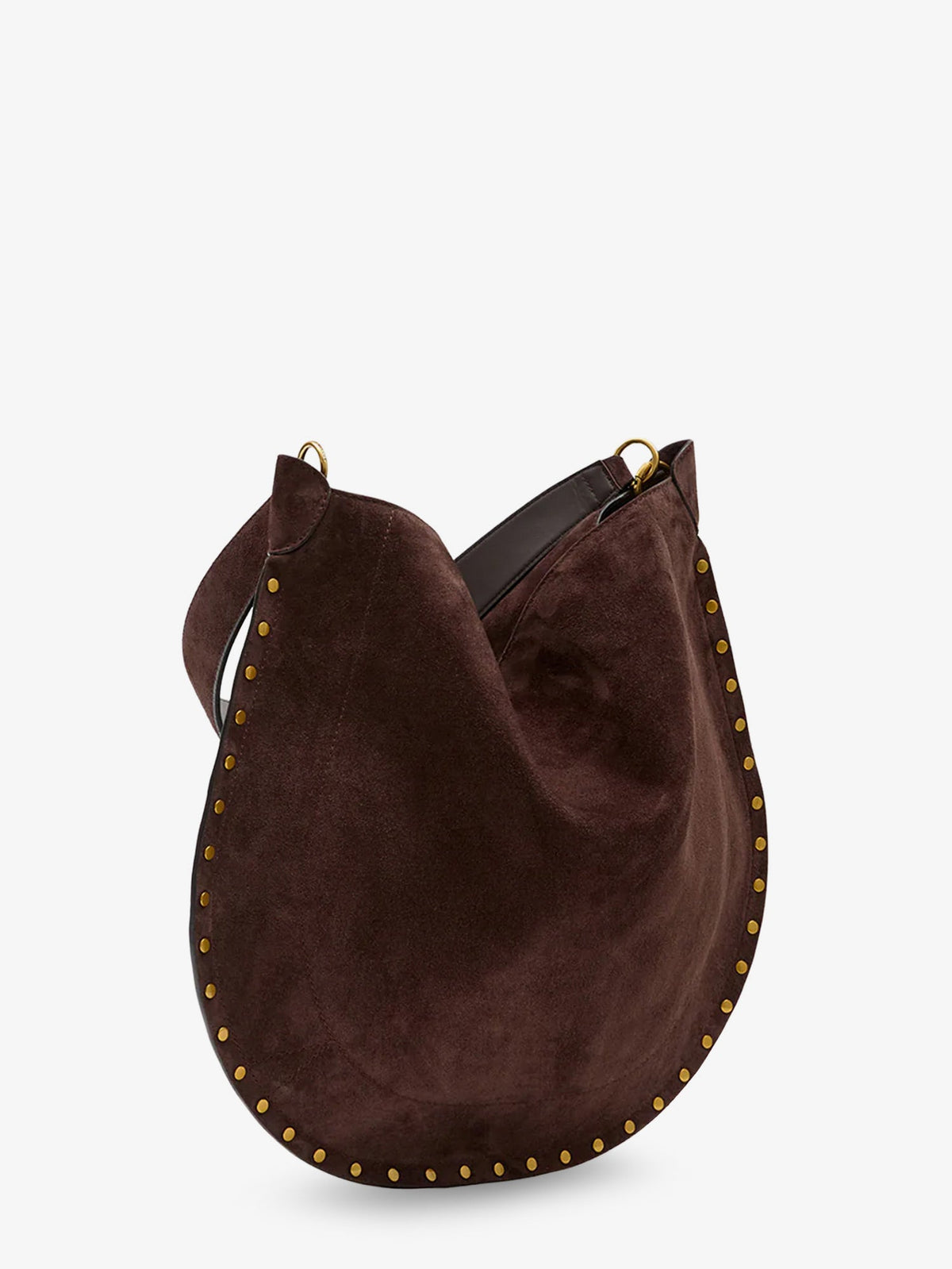 Isabel Marant Oskan Hobo Suede Shoulder Bag - Coffee