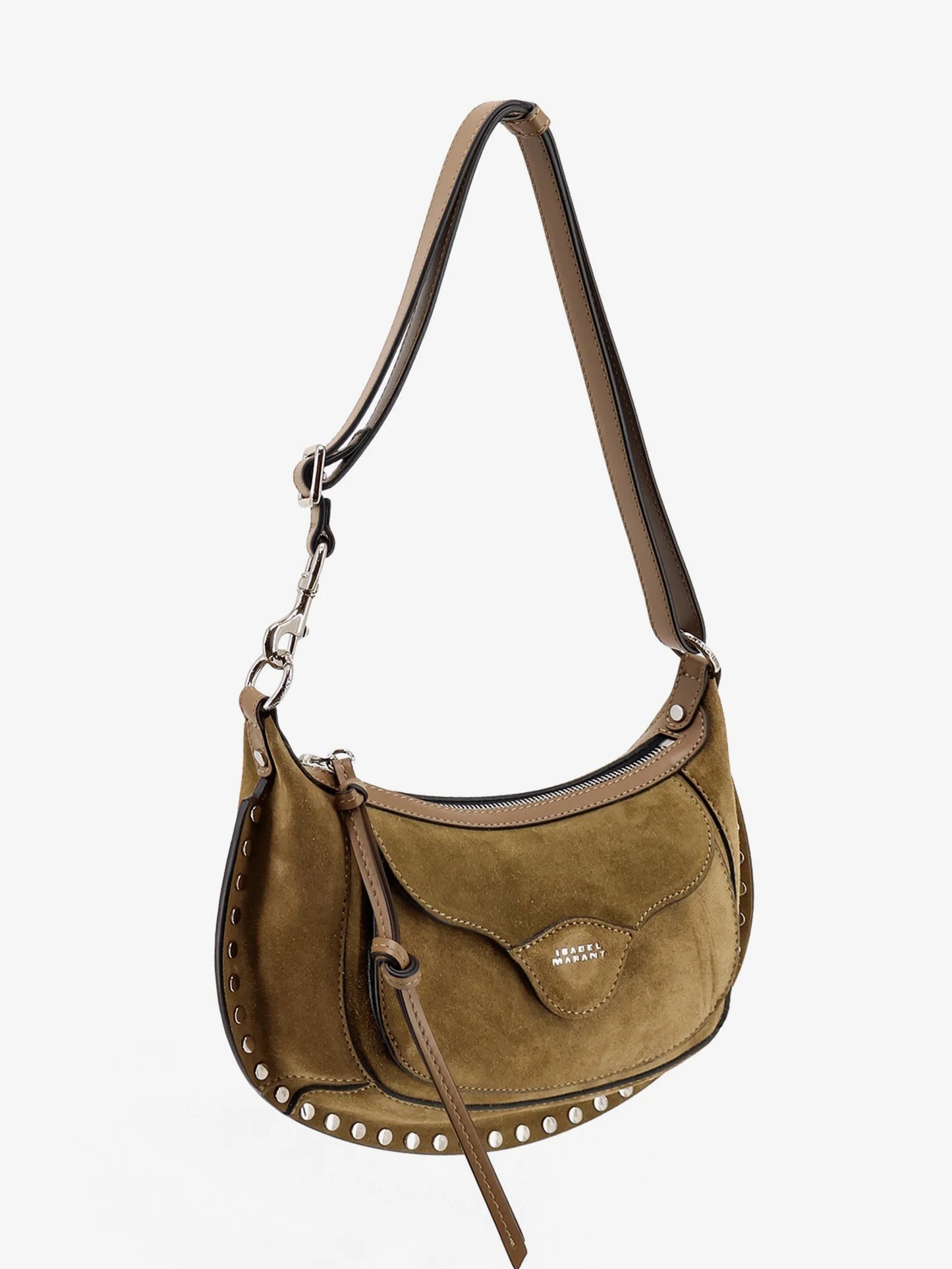 ISABEL MARANT - Oskan Moon suede shoulder bag