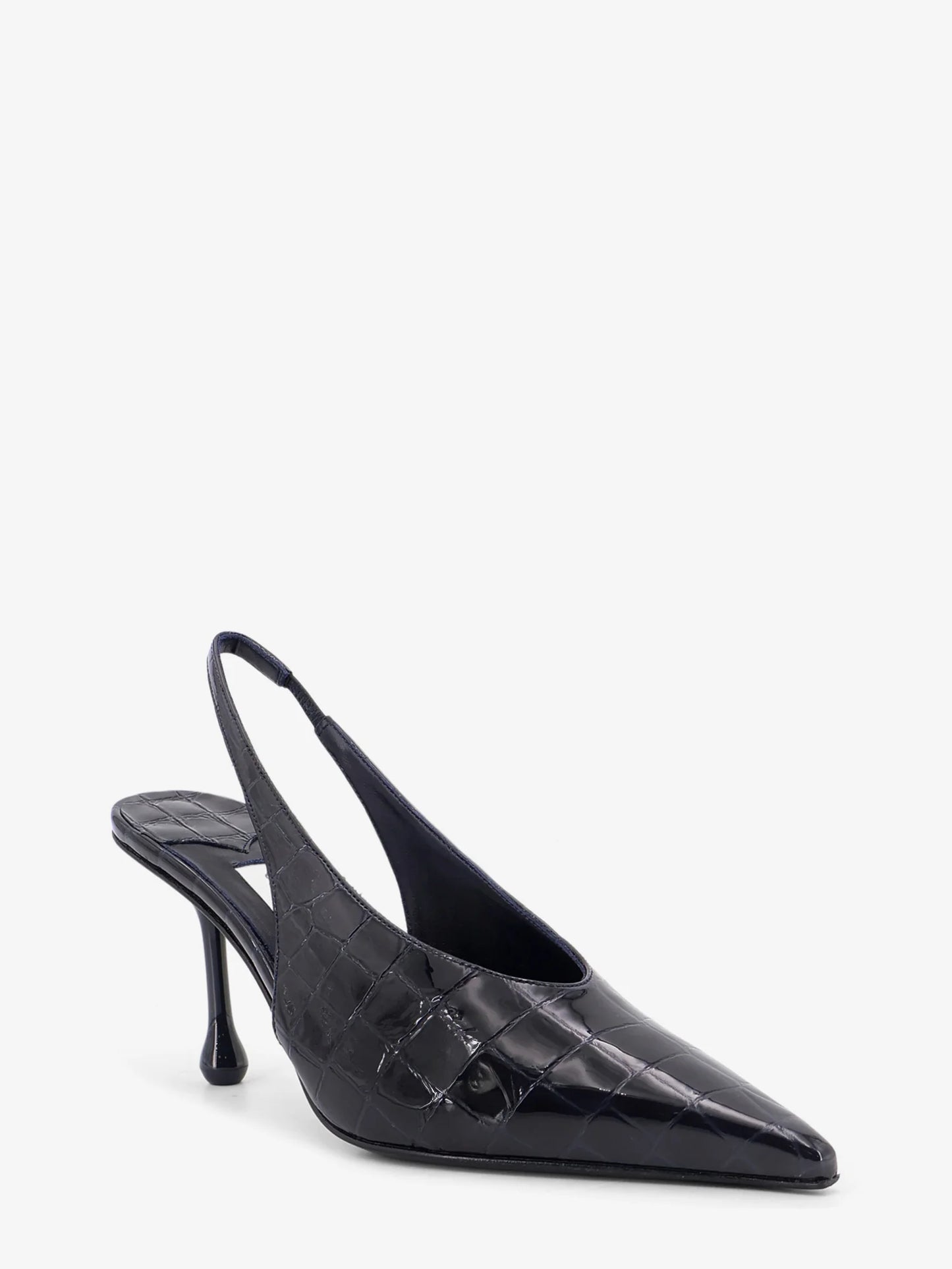 JIMMY CHOO - Patent leather pumps with crocodile print