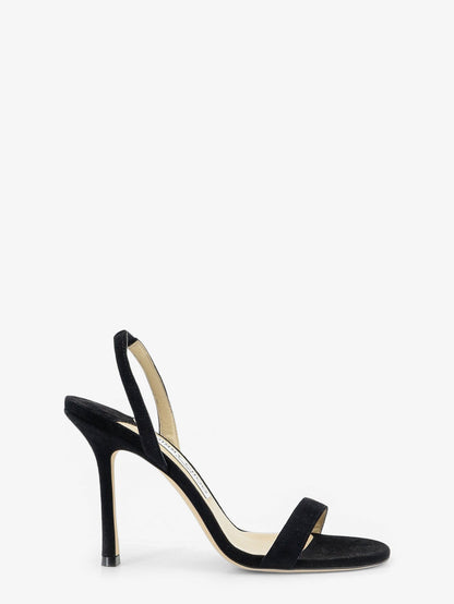 Jimmy Choo Jenn 100 suede sandals - Black