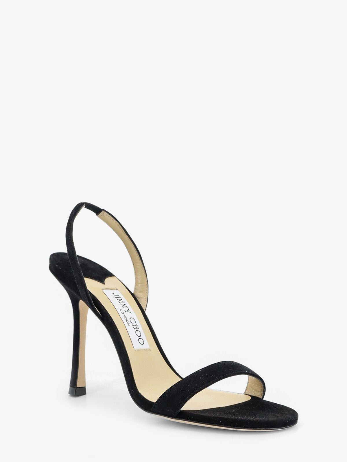 Jimmy Choo Jenn 100 suede sandals - Black