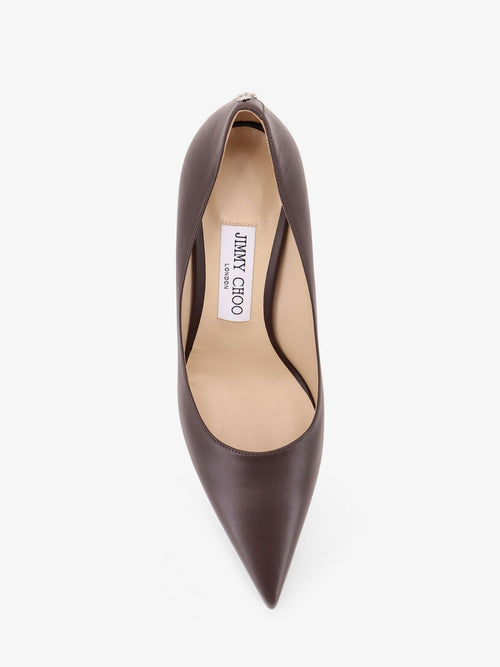 Jimmy Choo Love 85 leather pumps - Chocolate