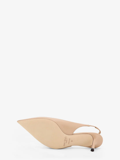 Jimmy Choo Love 95 leatther slingback décolleté - Chai