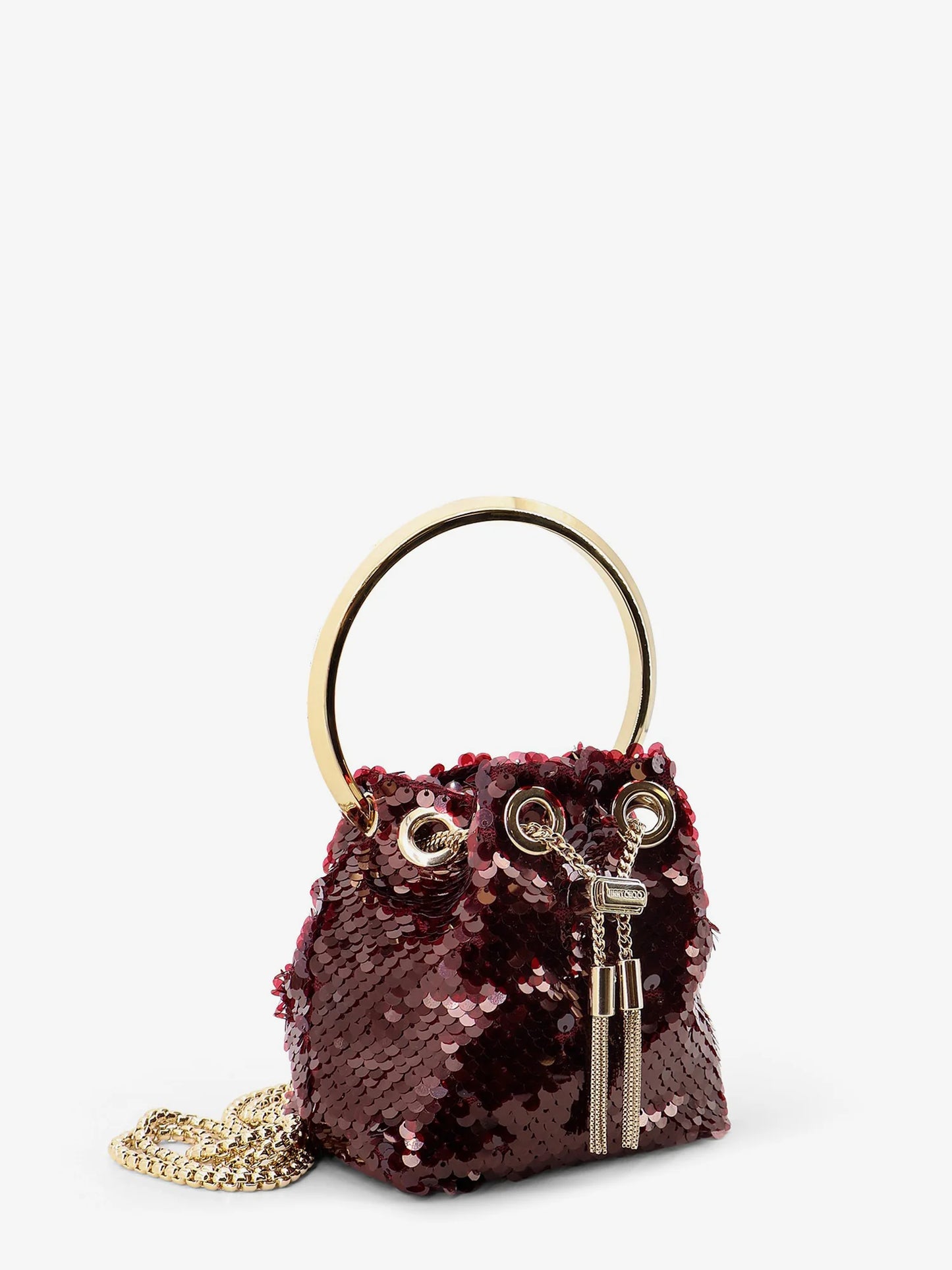 JIMMY CHOO - Micro BonBon crossbody bag with all-over sequins