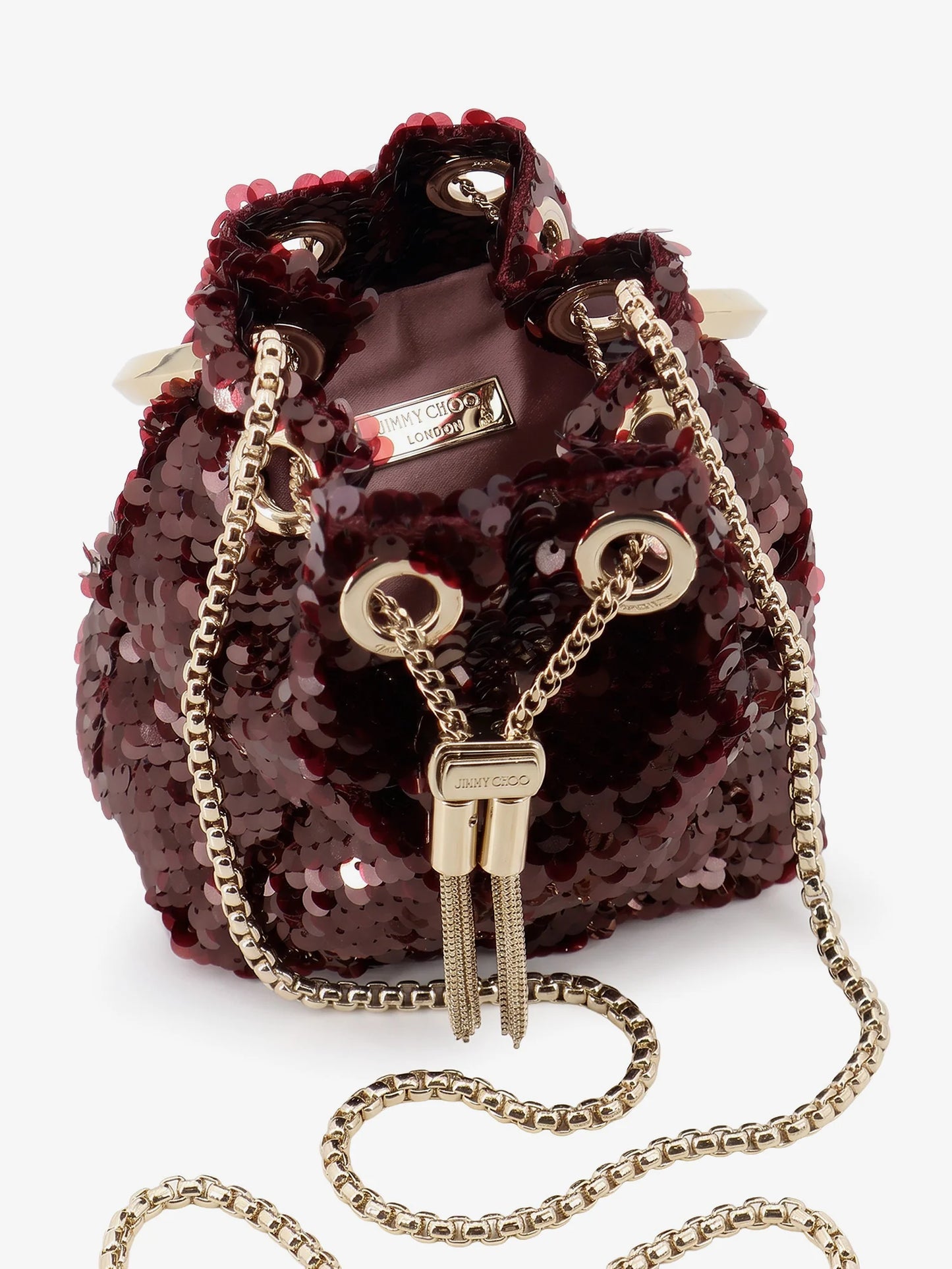 JIMMY CHOO - Micro BonBon crossbody bag with all-over sequins