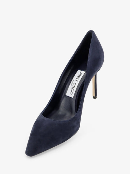 Jimmy Choo Romy 85 suede pumps - Marine