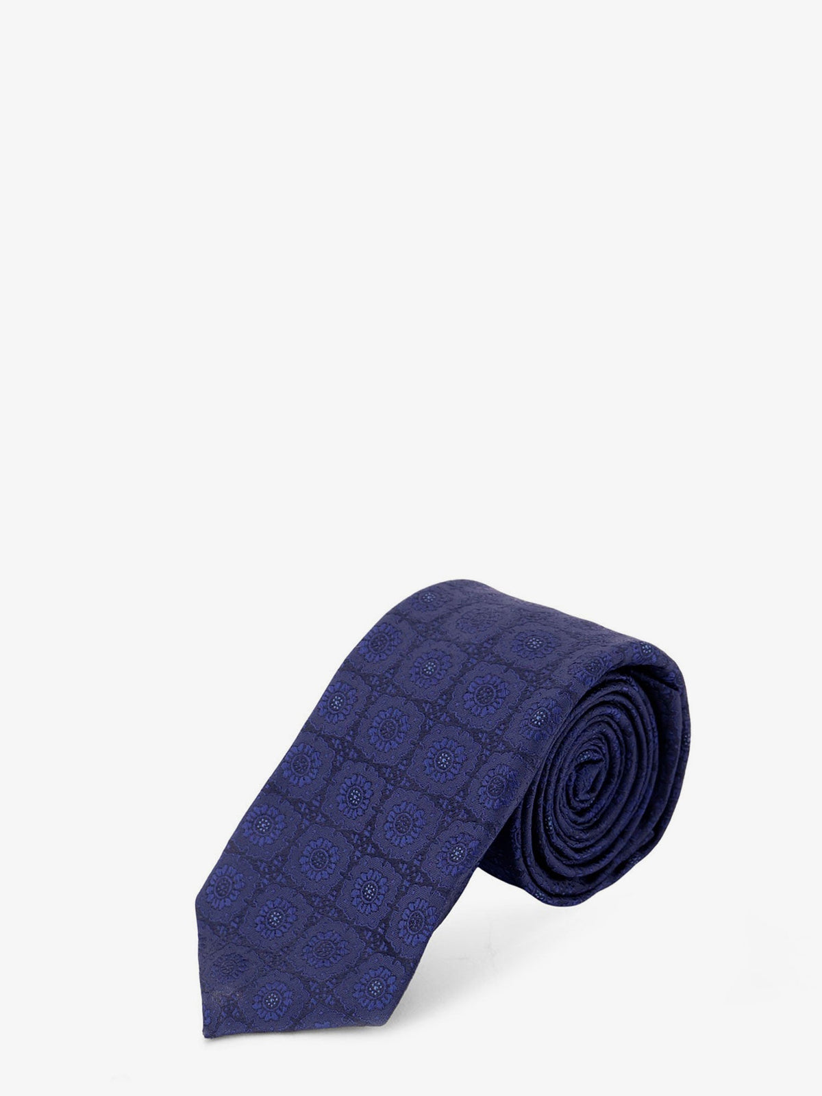 Kiton Silk tie with micro-pattern - Multicolore