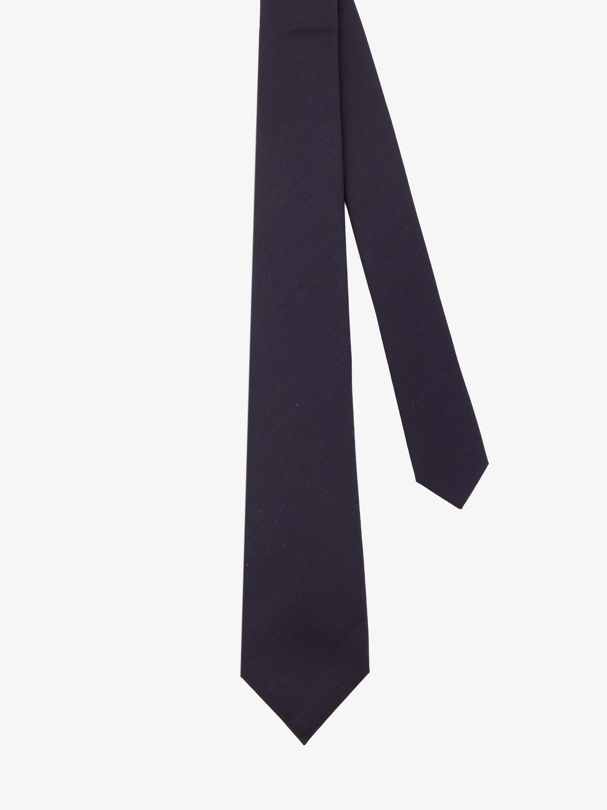 Kiton Wool tie - Blu