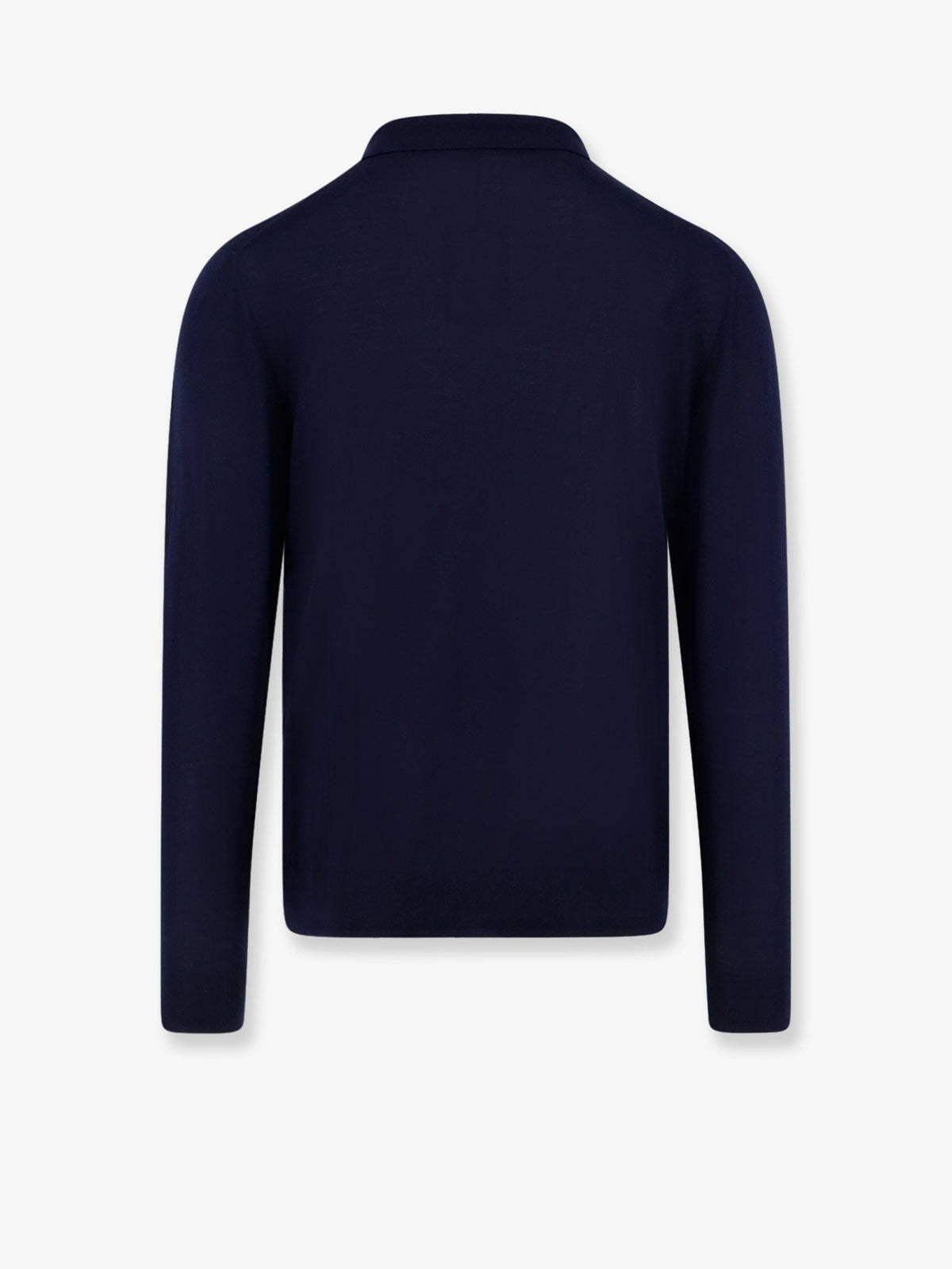 Kiton Wool Polo Shirt - Blunavy