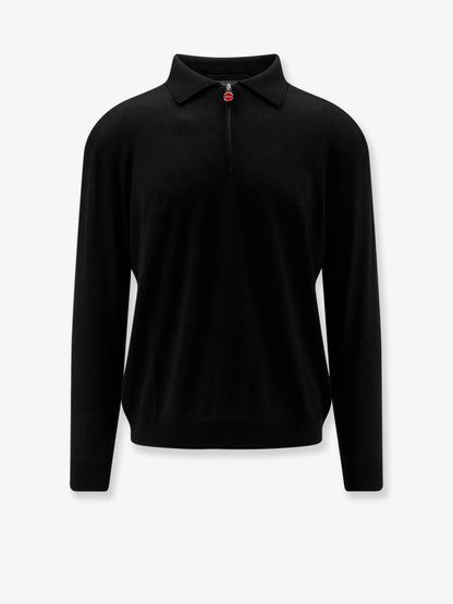 Kiton Wool Polo Shirt - Nero