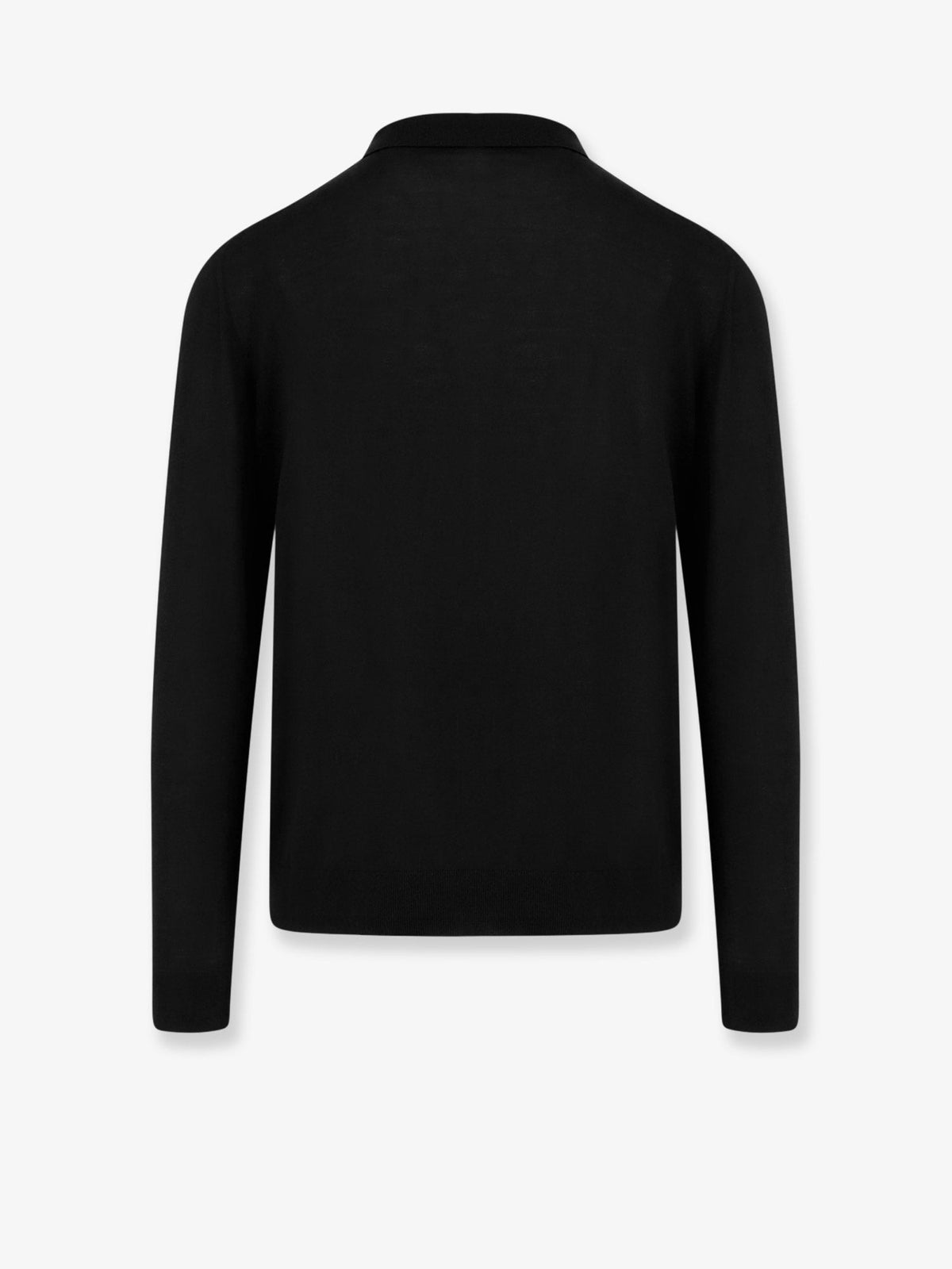 Kiton Wool Polo Shirt - Nero