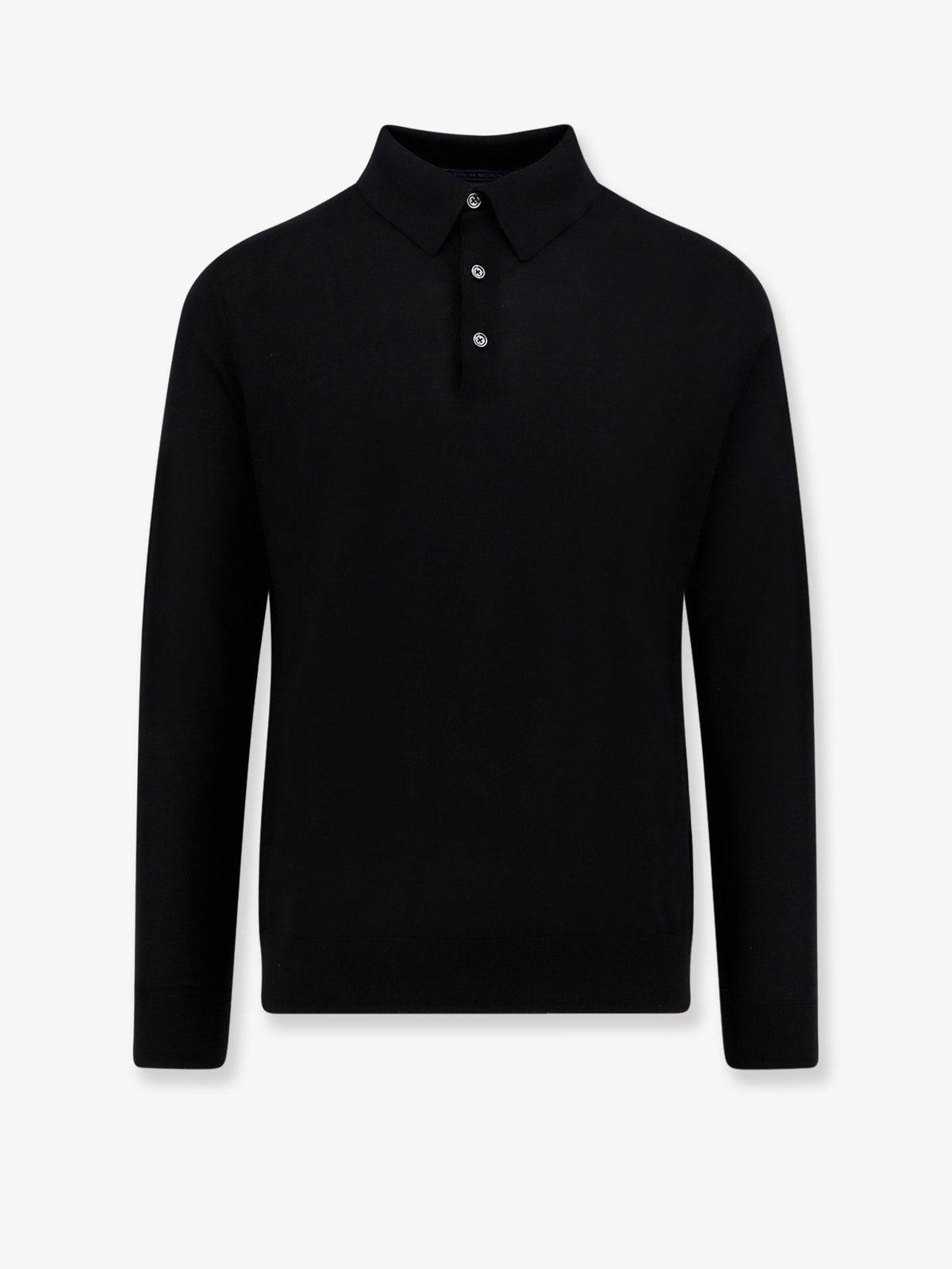 Kiton Wool Polo Shirt - Nero