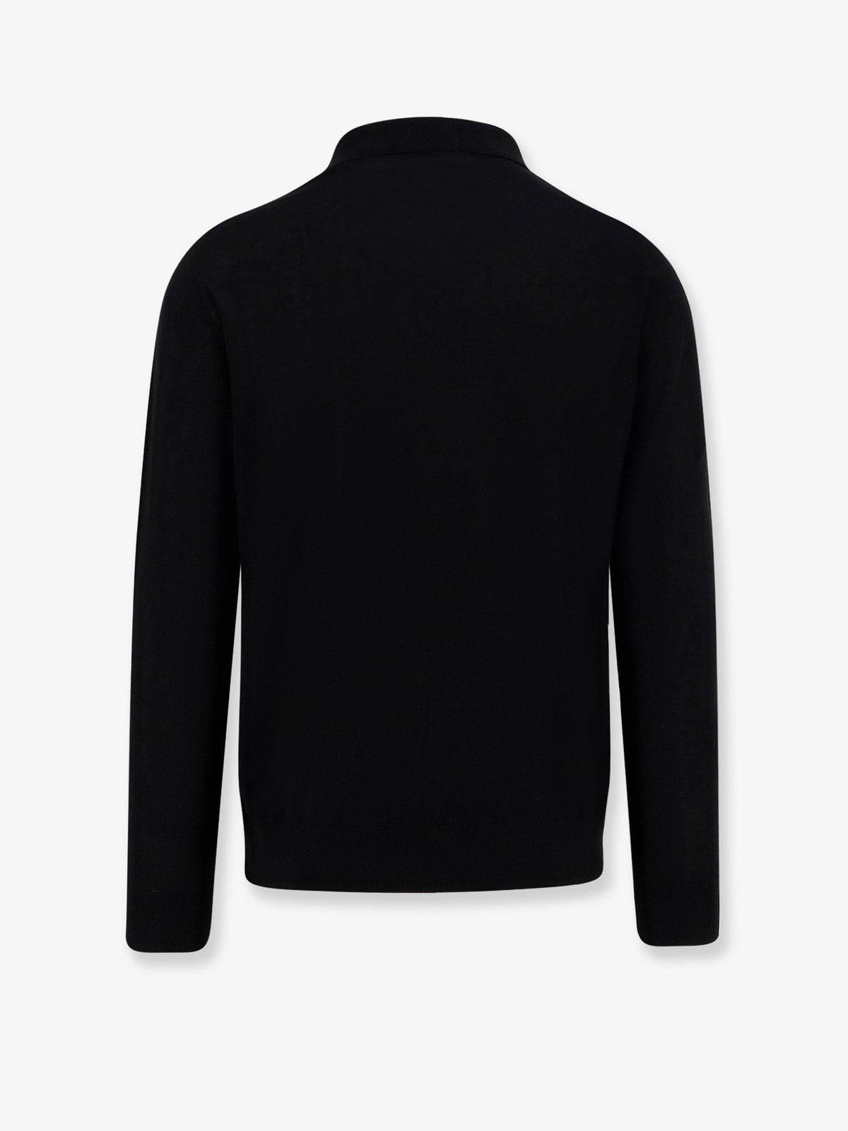 Kiton Wool Polo Shirt - Nero