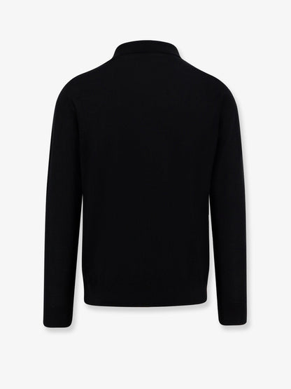 Kiton Wool Polo Shirt - Nero