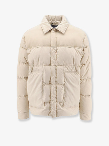 Laminar Light Water Repellent cotton and nylon down jacket - Cammello
