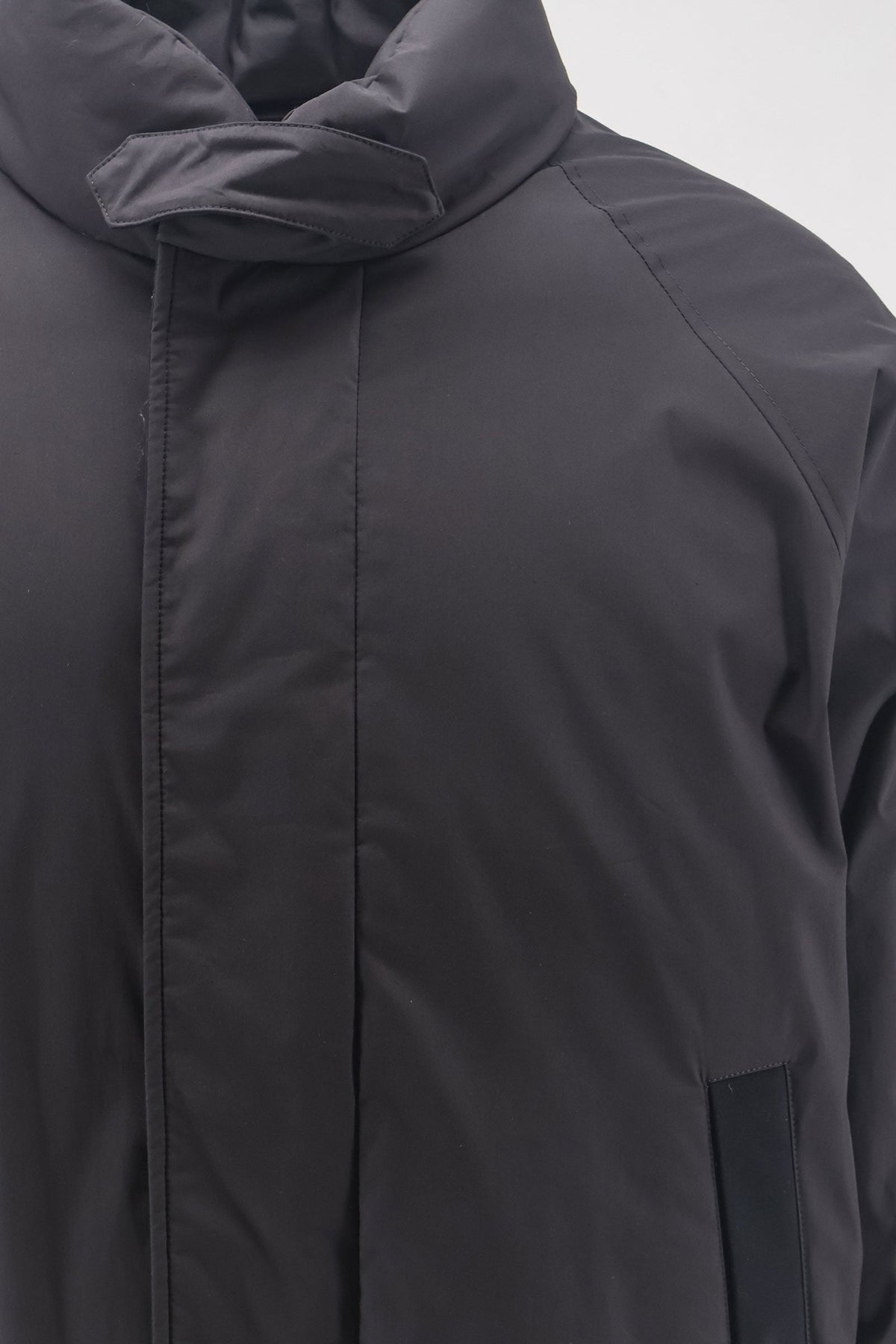 Laminar Padded cotton and nylon jacket - Nero