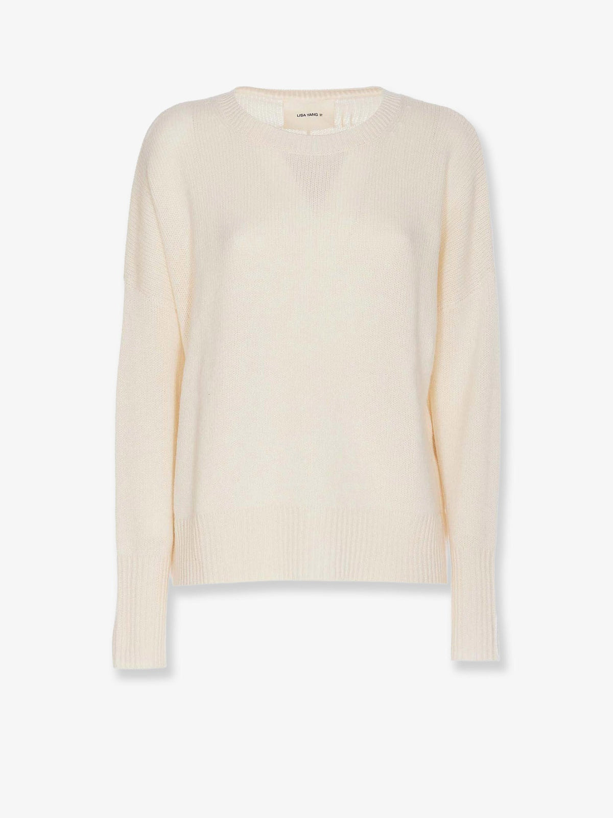 Lisa Yang Mila cashmere sweater with ribbed knit - Cream