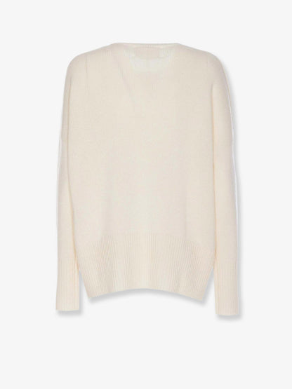 Lisa Yang Mila cashmere sweater with ribbed knit - Cream