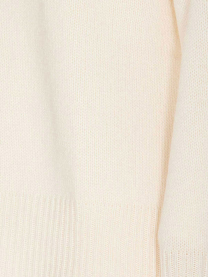 Lisa Yang Mila cashmere sweater with ribbed knit - Cream