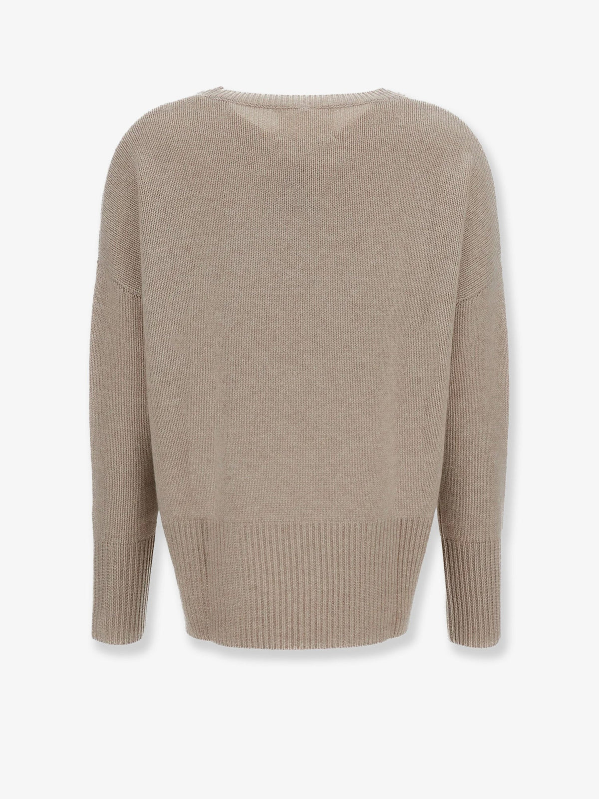 Lisa Yang Mila cashmere sweater with ribbed knit - Sand