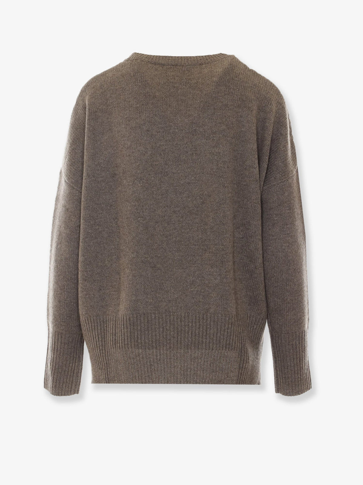 Lisa Yang Mila cashmere sweater with ribbed knit - Truffle