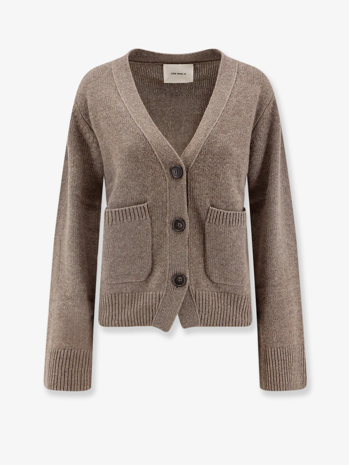 Lisa Yang Danni Cashmere Cardigan - Truffle