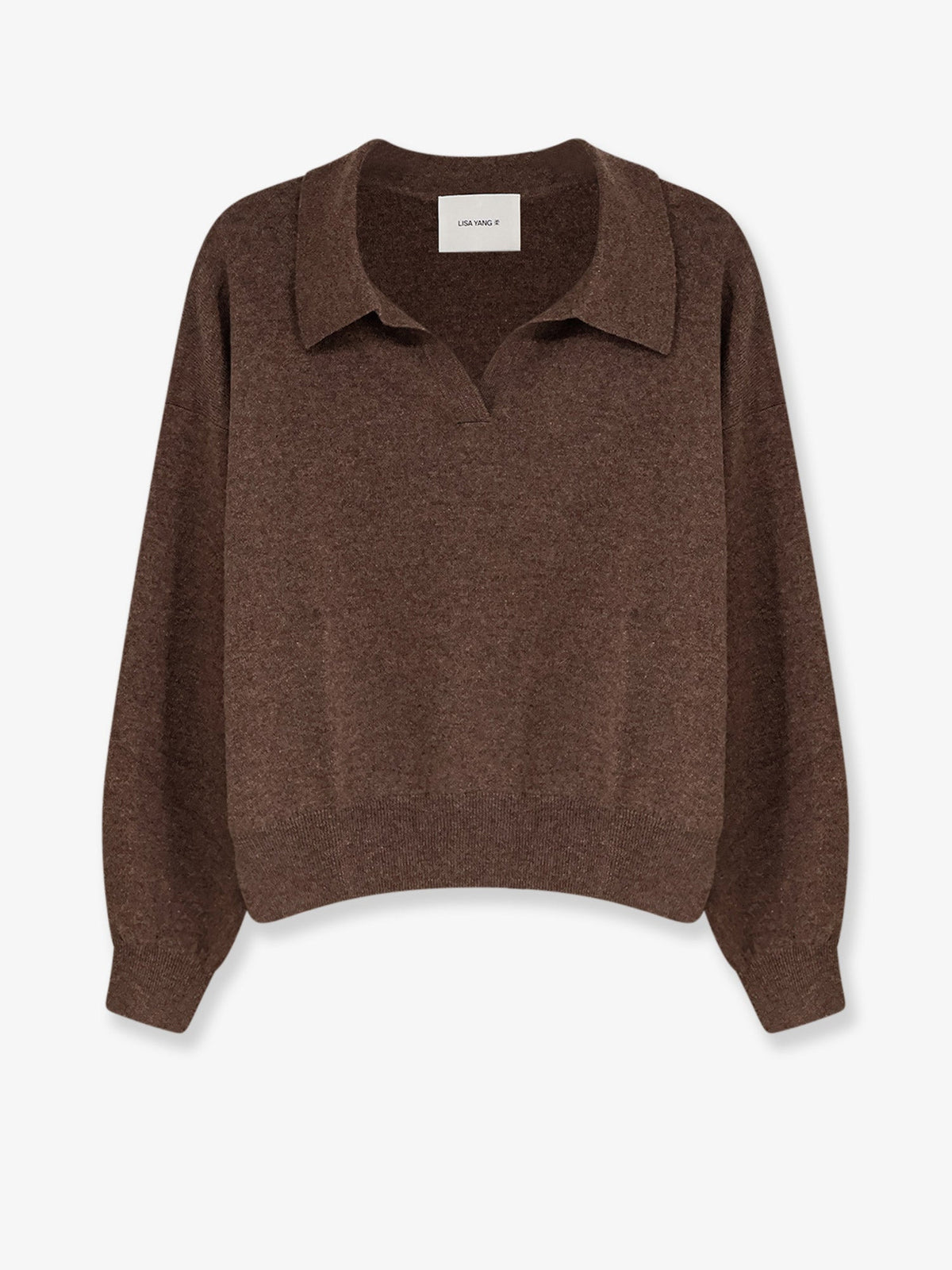 Lisa Yang Katriel cashmere sweater - Dark Truffle