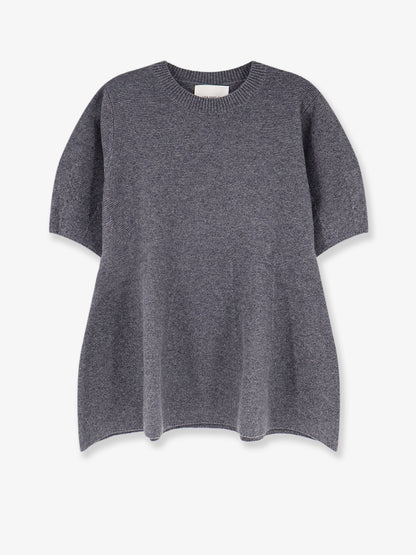 Lisa Yang Mella cashmere top - Graphite