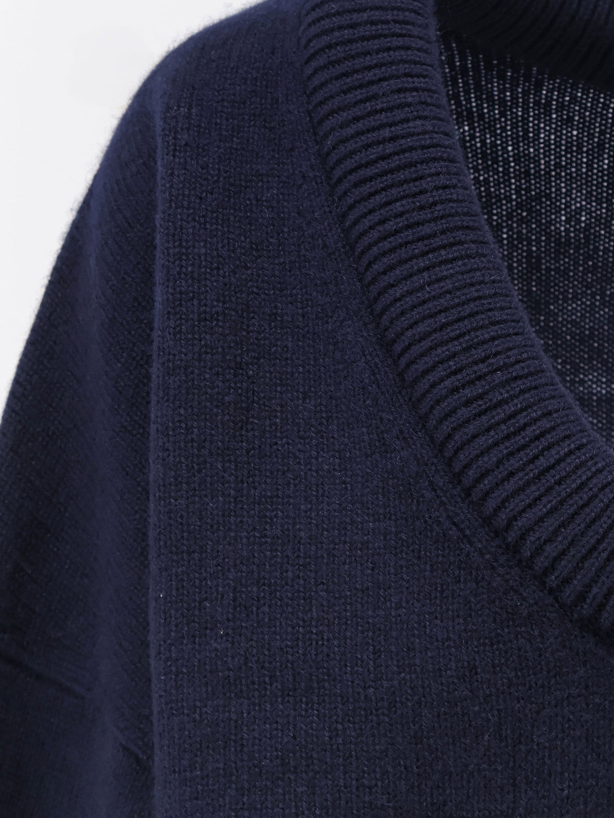 Lisa Yang Doria sweater with wide neckline - Navy
