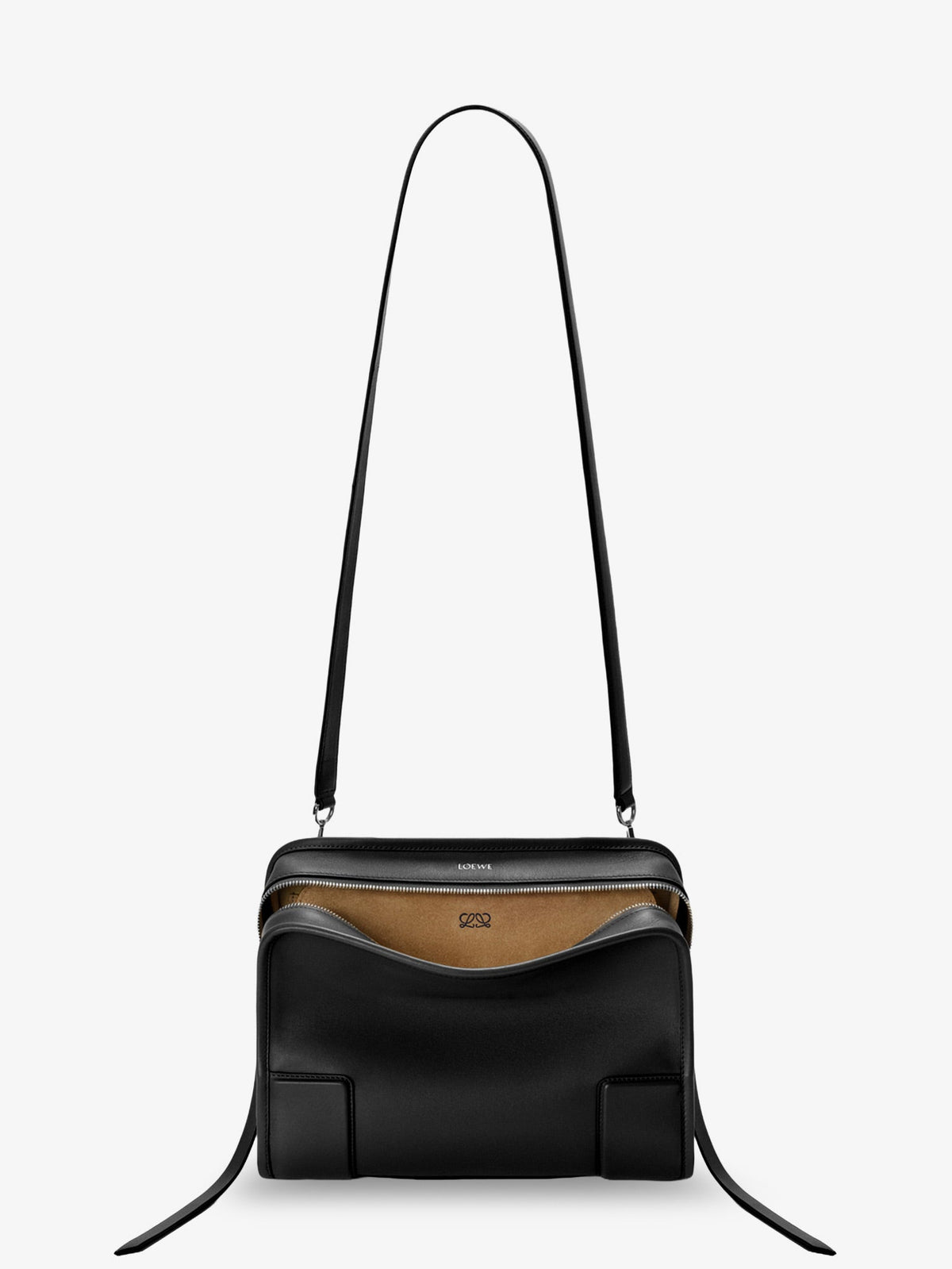 Loewe Amazona 180 leather handbag - Black