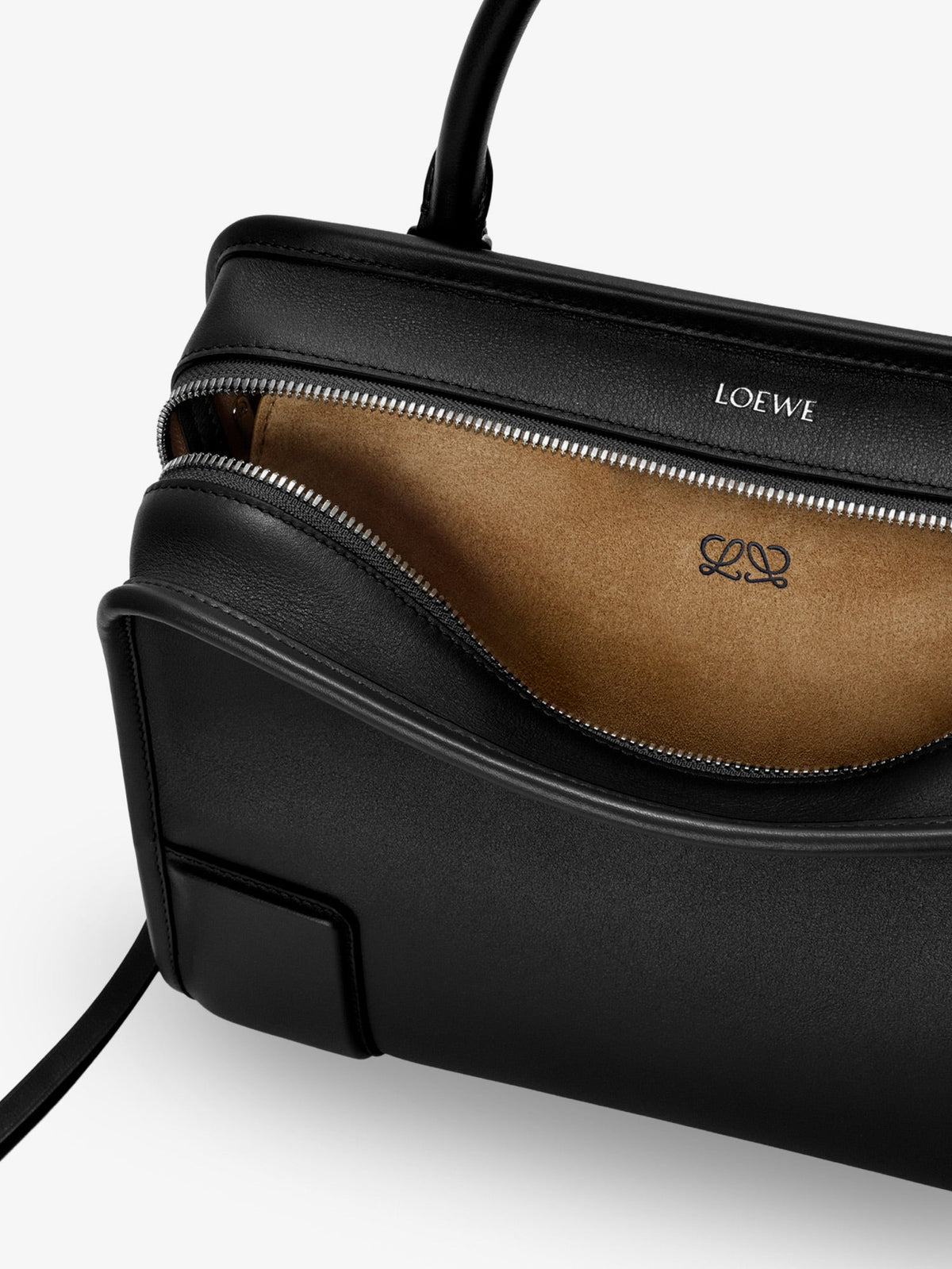 Loewe Amazona 180 leather handbag - Black