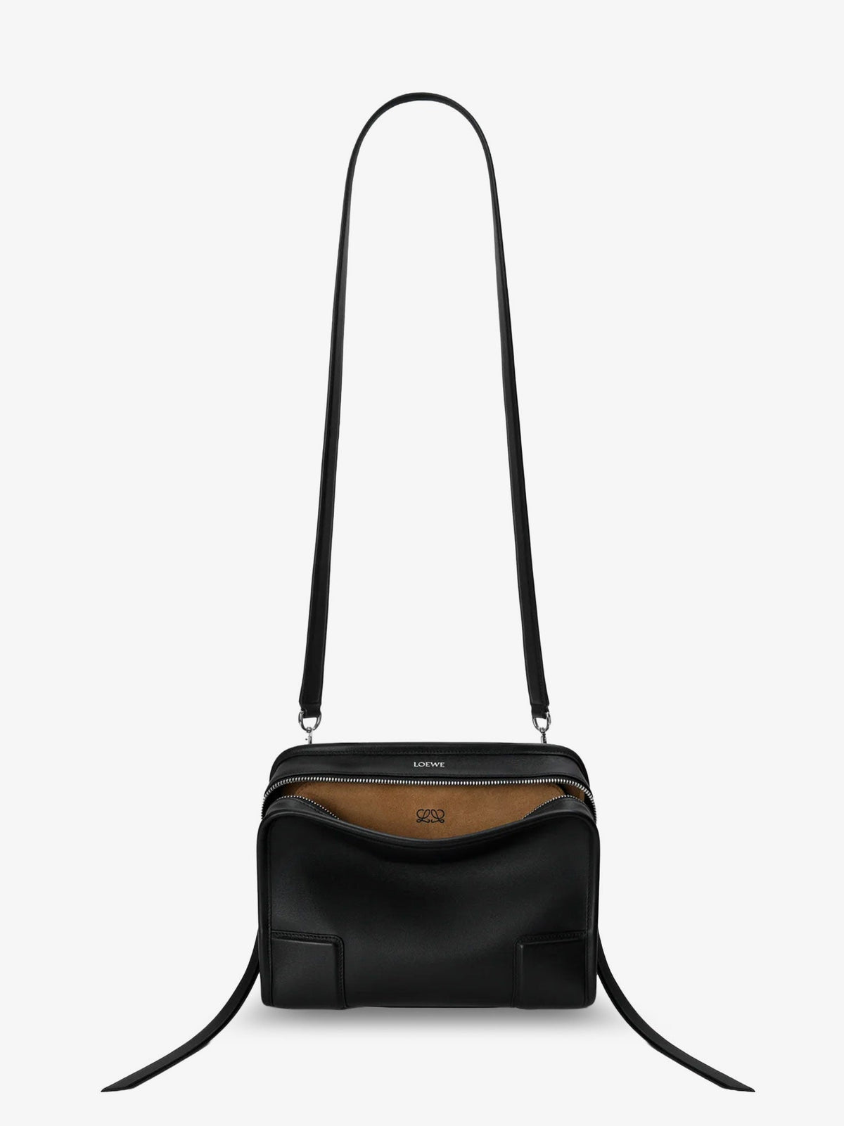Loewe Amazona 180 leather handbag - Black
