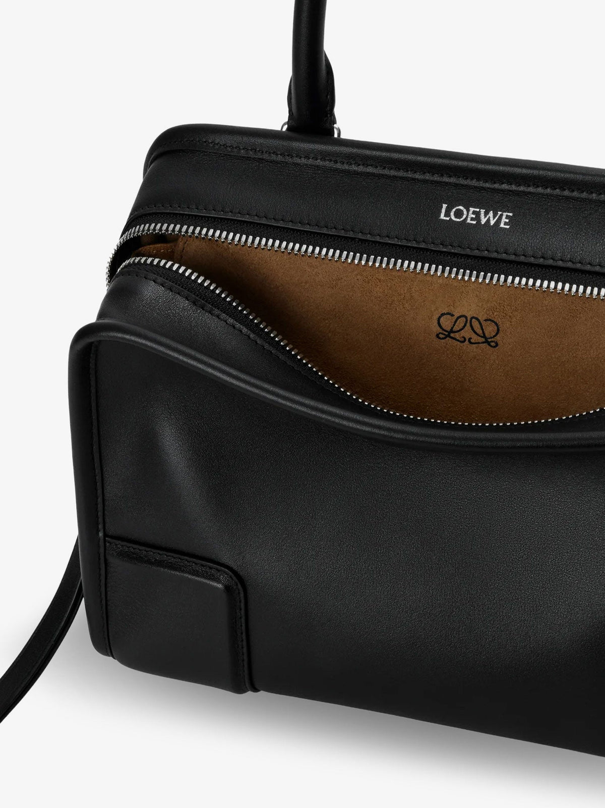 Loewe Amazona 180 leather handbag - Black