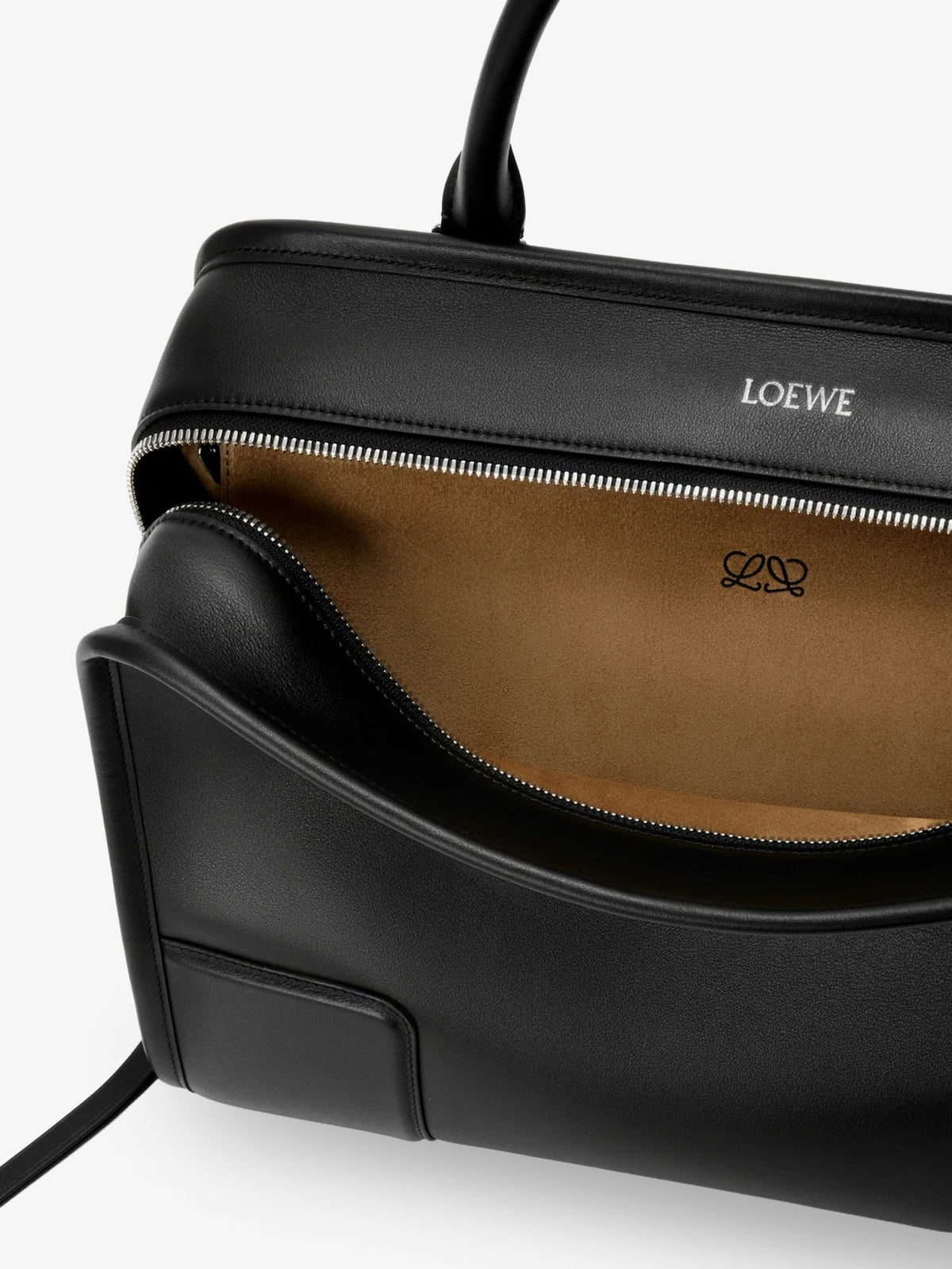 Loewe Amazona 180 leather handbag - Black