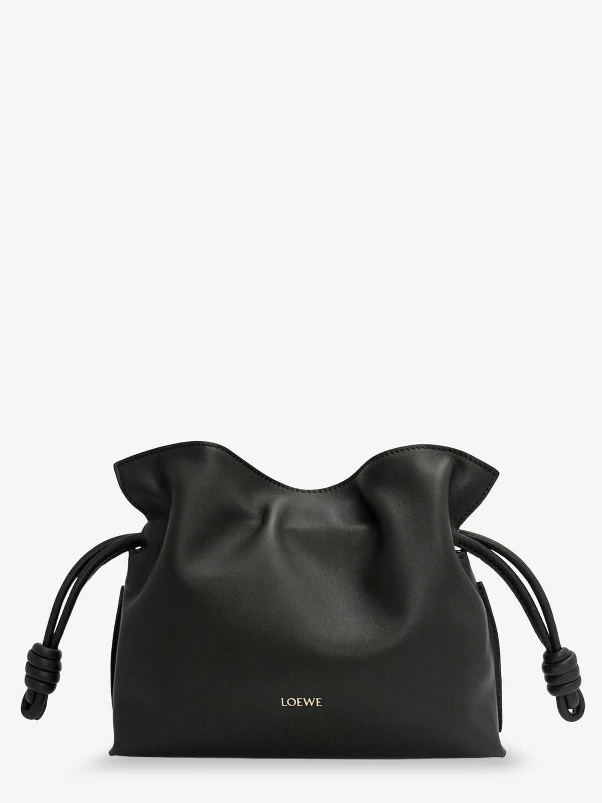 Loewe Flamenco leather clutch - Black