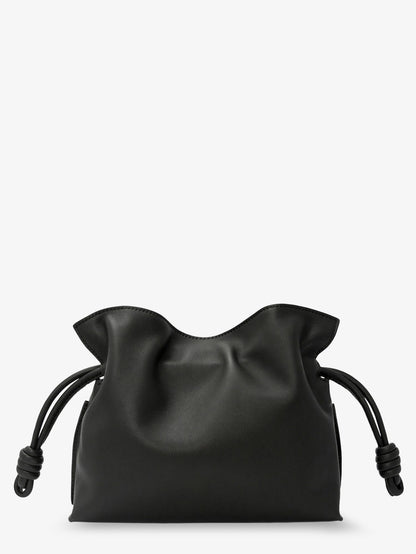 Loewe Flamenco leather clutch - Black