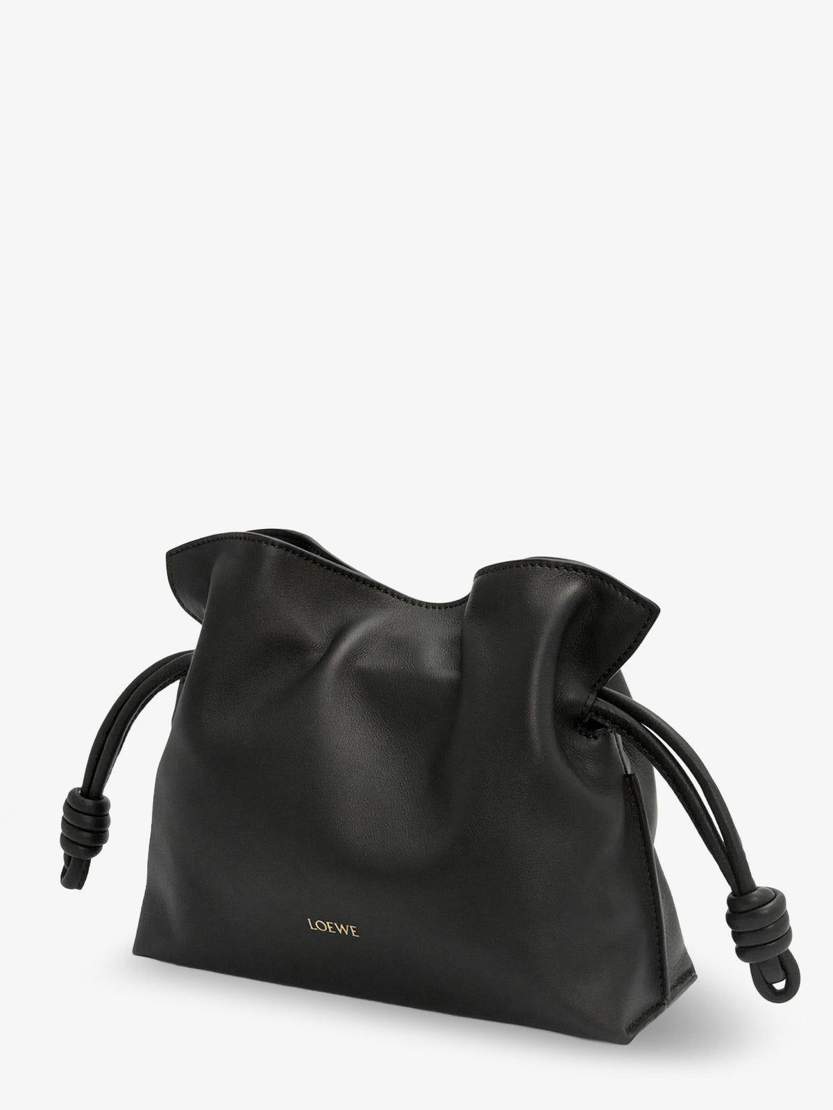 Loewe Flamenco leather clutch - Black