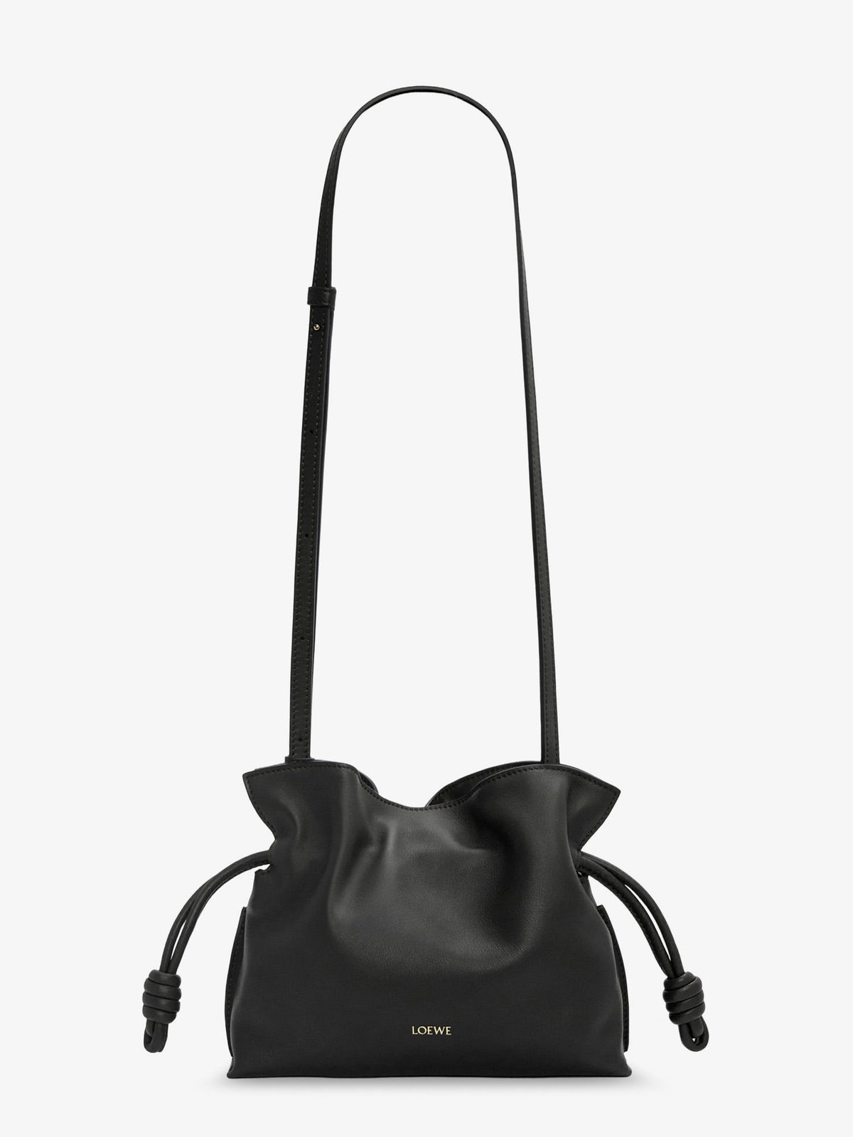 Loewe Flamenco leather clutch - Black