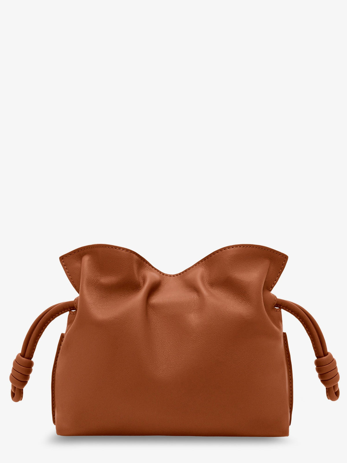 Loewe Flamenco clutch in nappa leather - Squirrel