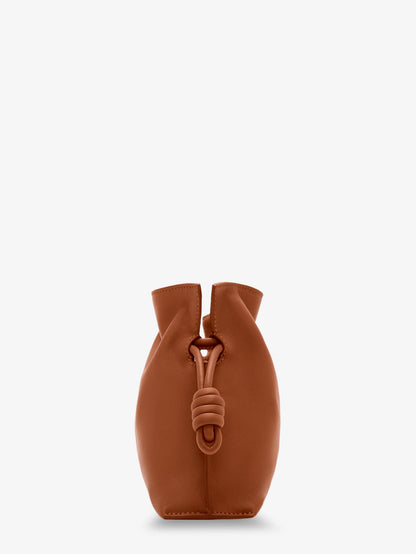 Loewe Flamenco clutch in nappa leather - Squirrel