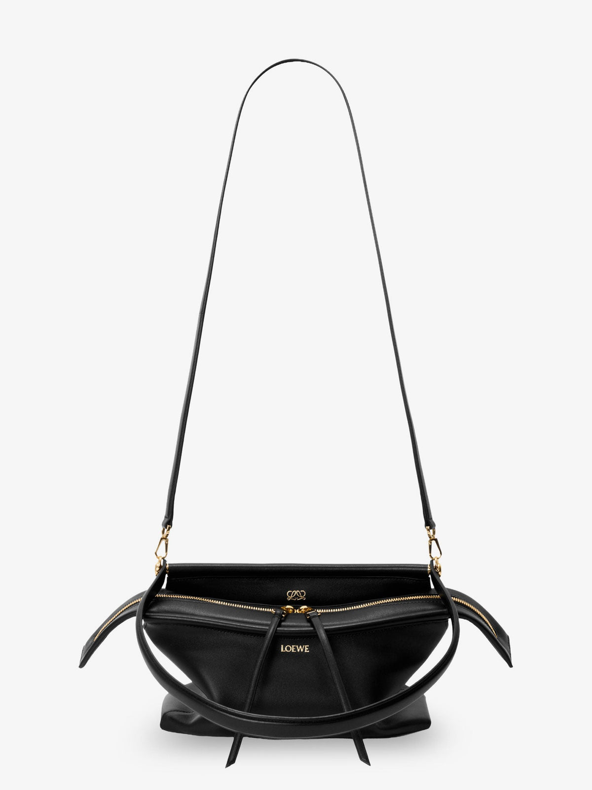 Loewe Whisker Small leather handbag - Black