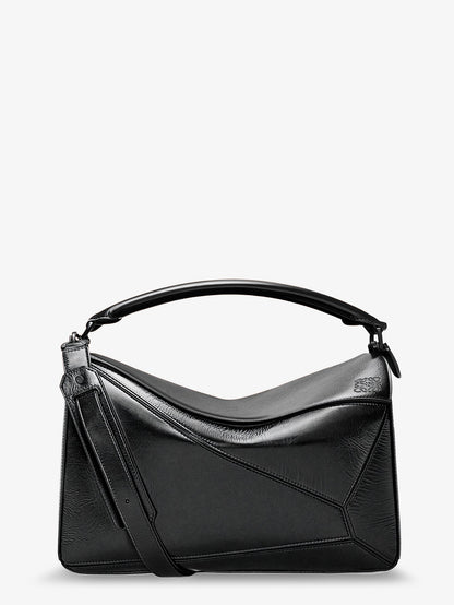 Loewe Puzzle Large leather bag - Black