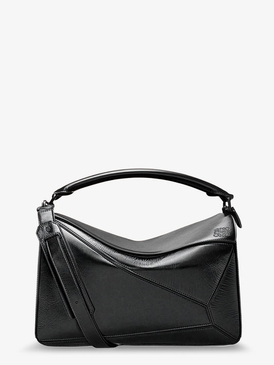 Loewe Puzzle Large leather bag - Black
