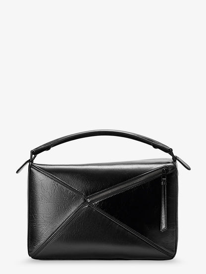 Loewe Puzzle Large leather bag - Black