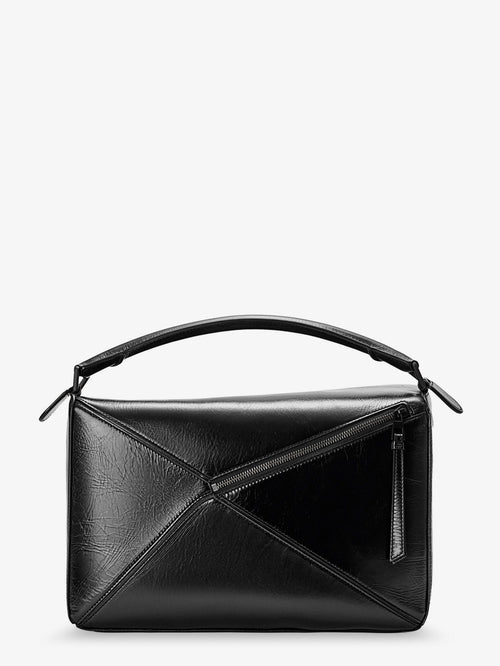 Loewe Puzzle Large leather bag - Black