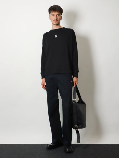 Loewe Loop Leather crossbody bag - Black