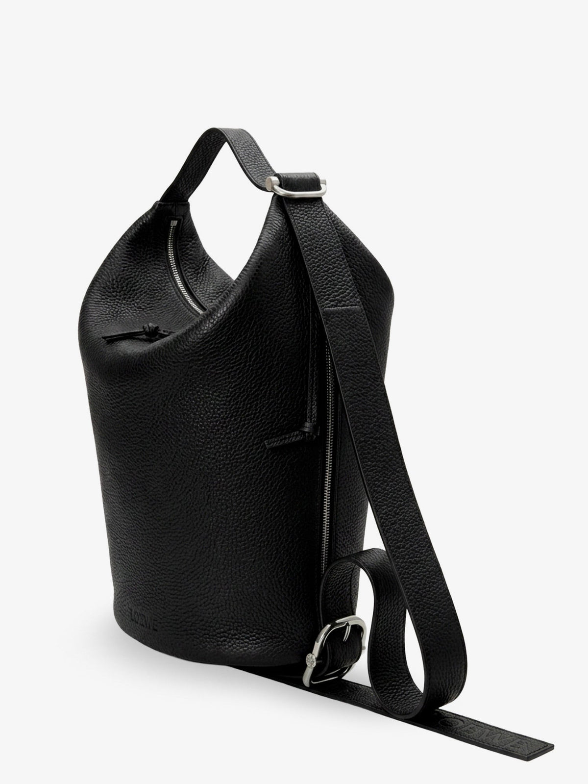 Loewe Loop Leather crossbody bag - Black