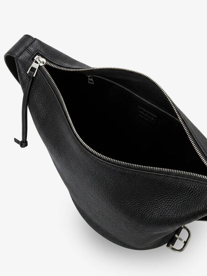 Loewe Loop Leather crossbody bag - Black