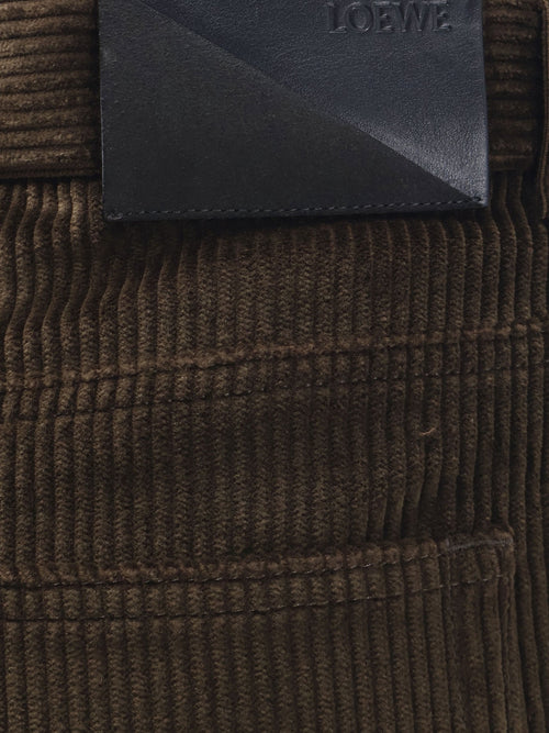 Loewe Velvet trousers - Brown